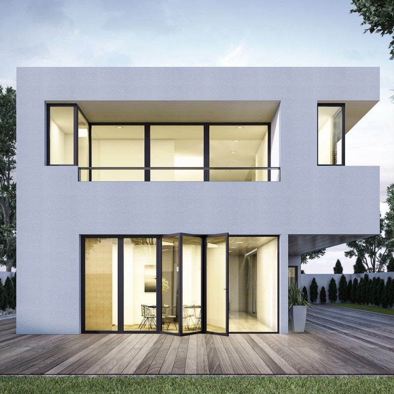 Porte repliable aluminium